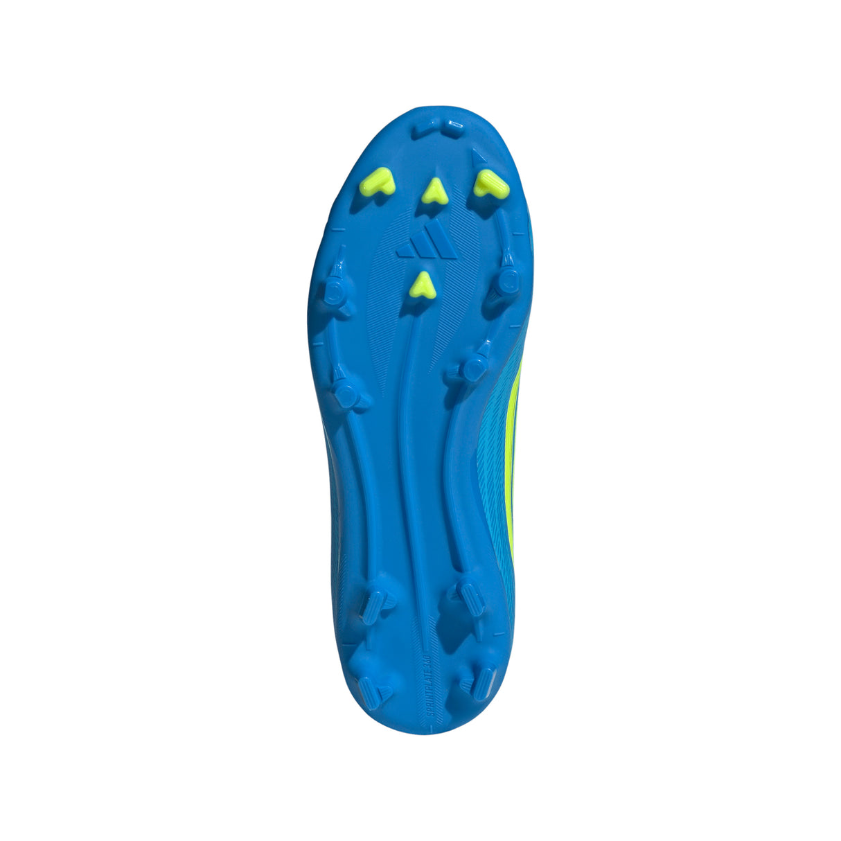 adidas F50 League FG/MG Firm Ground/Multi Ground Youth Soccer Cleats - Blue/Yellow/Aqua