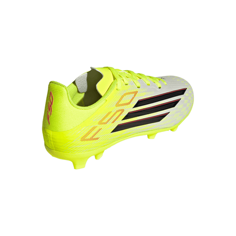adidas F50 League FG/MG Firm Ground/Multi Ground Youth Soccer Cleats - Yellow/Black/Red
