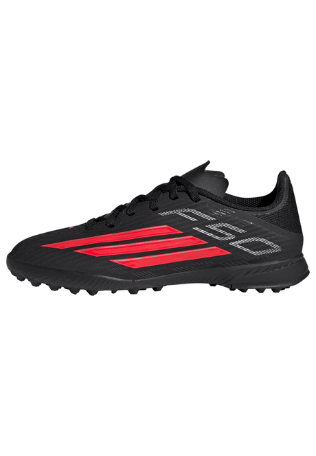 adidas F50 League TF Turf Youth Soccer Cleats - Black/Red