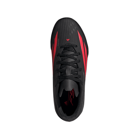 adidas F50 League TF Turf Youth Soccer Cleats - Black/Red