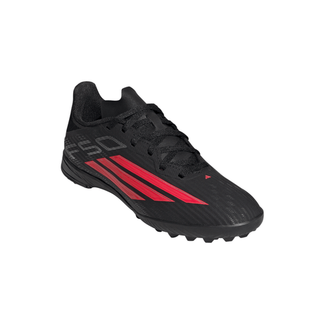 adidas F50 League TF Turf Youth Soccer Cleats - Black/Red