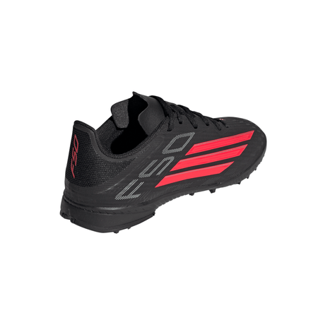 adidas F50 League TF Turf Youth Soccer Cleats - Black/Red