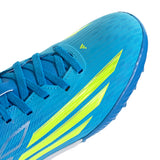 adidas F50 League TF Zapatillas de Fútbol Césped Artificial Niño - Azul/Amarillo/Aqua