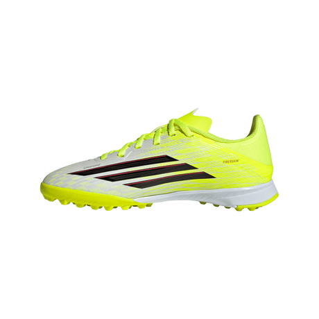 adidas F50 League TF Turf Youth Soccer Cleats - Yellow/Black/Red