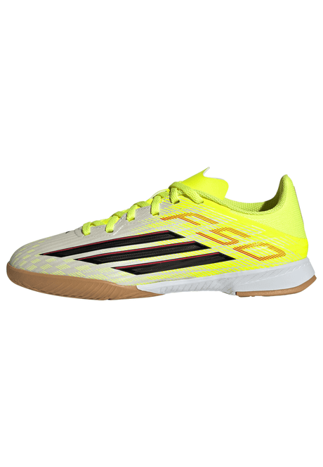 adidas F50 League IN Indoor Youth Soccer Shoes - Yellow/Black/Red