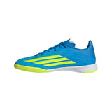 adidas F50 League IN Indoor Youth Soccer Shoes - Blue/Yellow/Aqua