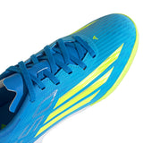 adidas F50 League IN Indoor Youth Soccer Shoes - Blue/Yellow/Aqua