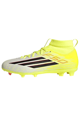 adidas F50 League Mid Cut FG/MG Firm Ground/Multi Ground Youth Soccer Cleats - Yellow/Black