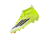 adidas F50 League Mid Cut FG/MG Firm Ground/Multi Ground Youth Soccer Cleats - Yellow/Black