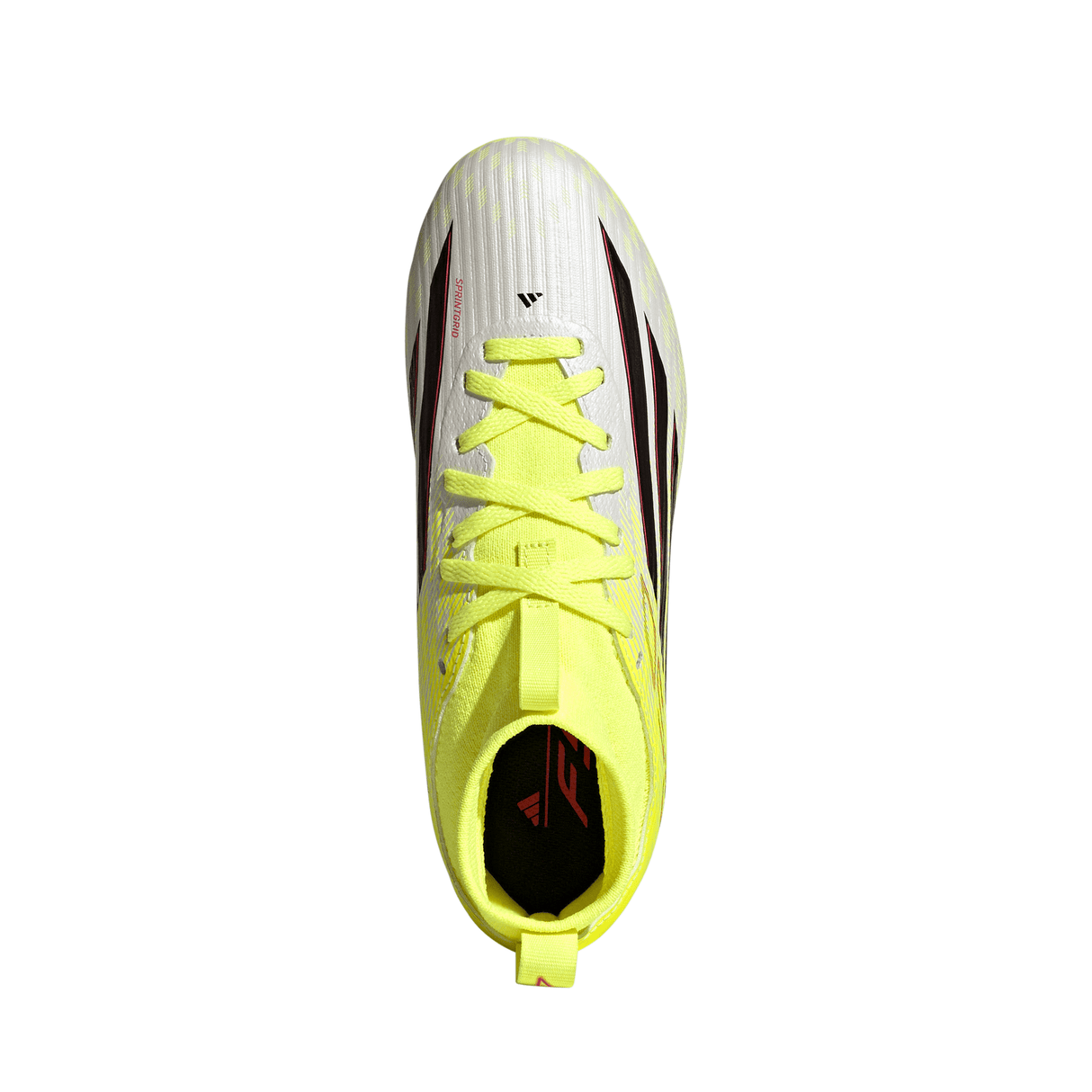 adidas F50 League Mid Cut FG/MG Firm Ground/Multi Ground Youth Soccer Cleats - Yellow/Black