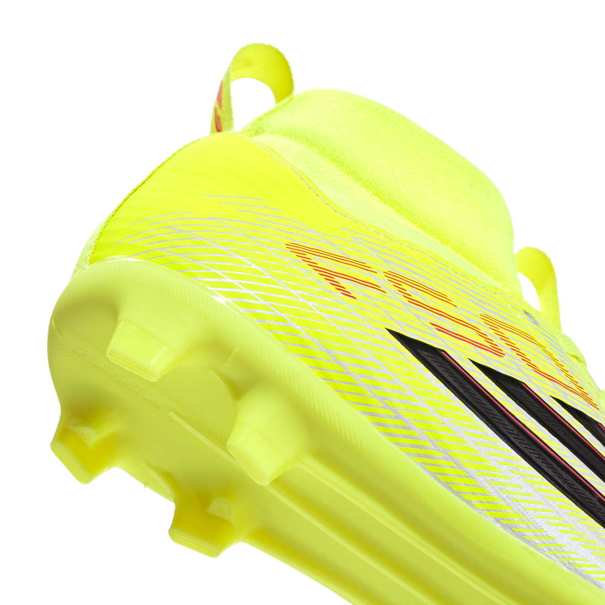 adidas F50 League Mid Cut FG/MG Firm Ground/Multi Ground Youth Soccer Cleats - Yellow/Black