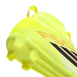 adidas F50 League Mid Cut FG/MG Firm Ground/Multi Ground Youth Soccer Cleats - Yellow/Black