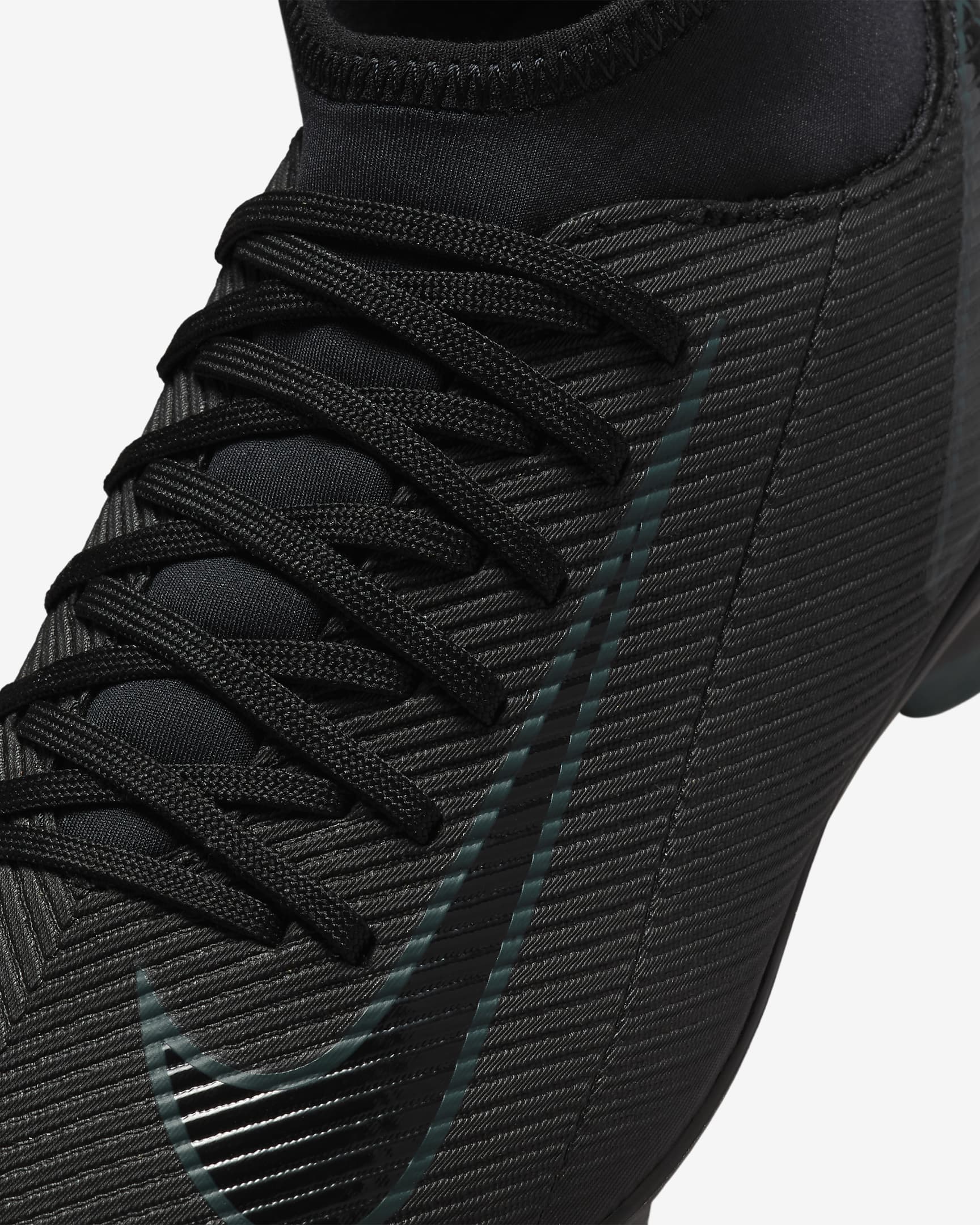 Nike Jr Superfly 10 Club FG Firm Ground Football Boots Black/Deep Jungle/Black