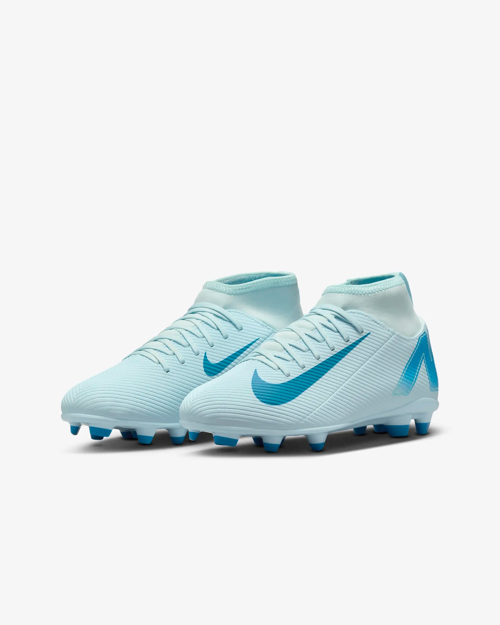 Nike Jr Superfly 10 Club FG Firm Ground Football Boots Glacier Blue/Blue Orbit