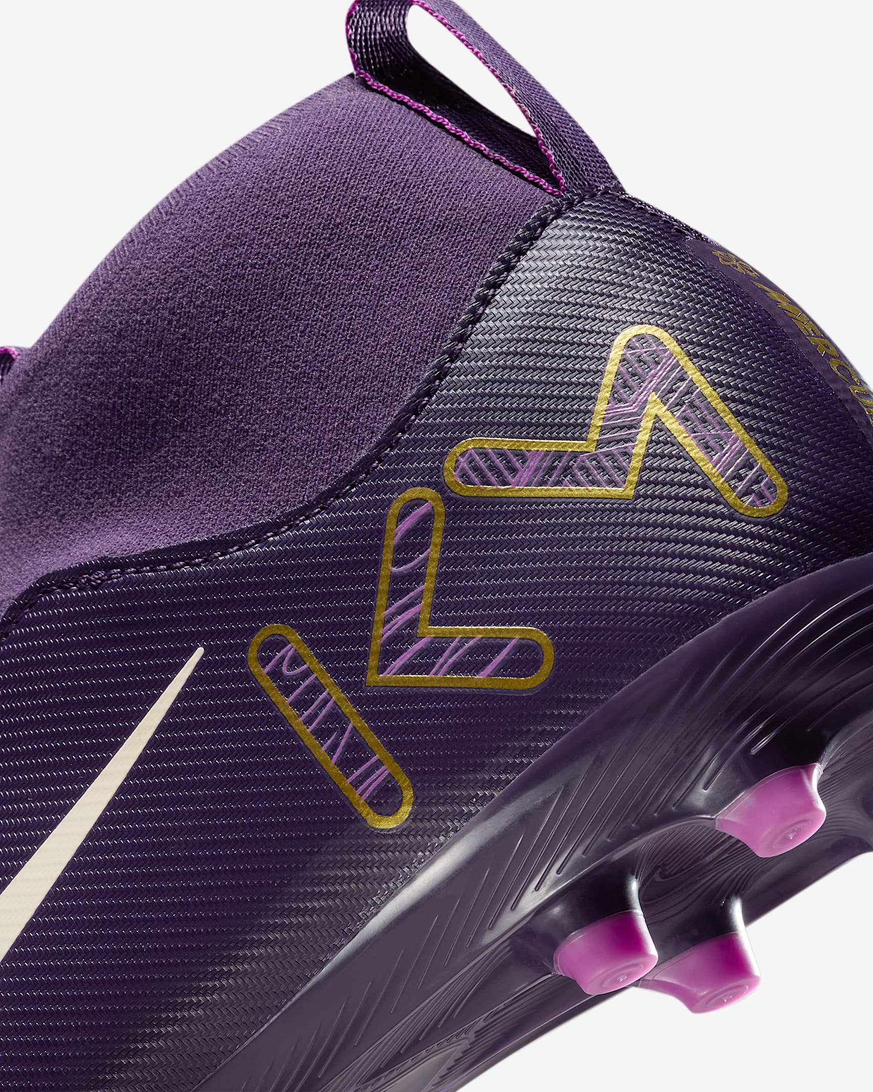 Nike Jr. Mercurial Superfly 10 Academy Kylian Mbappé Grand Purple/Pale Ivory