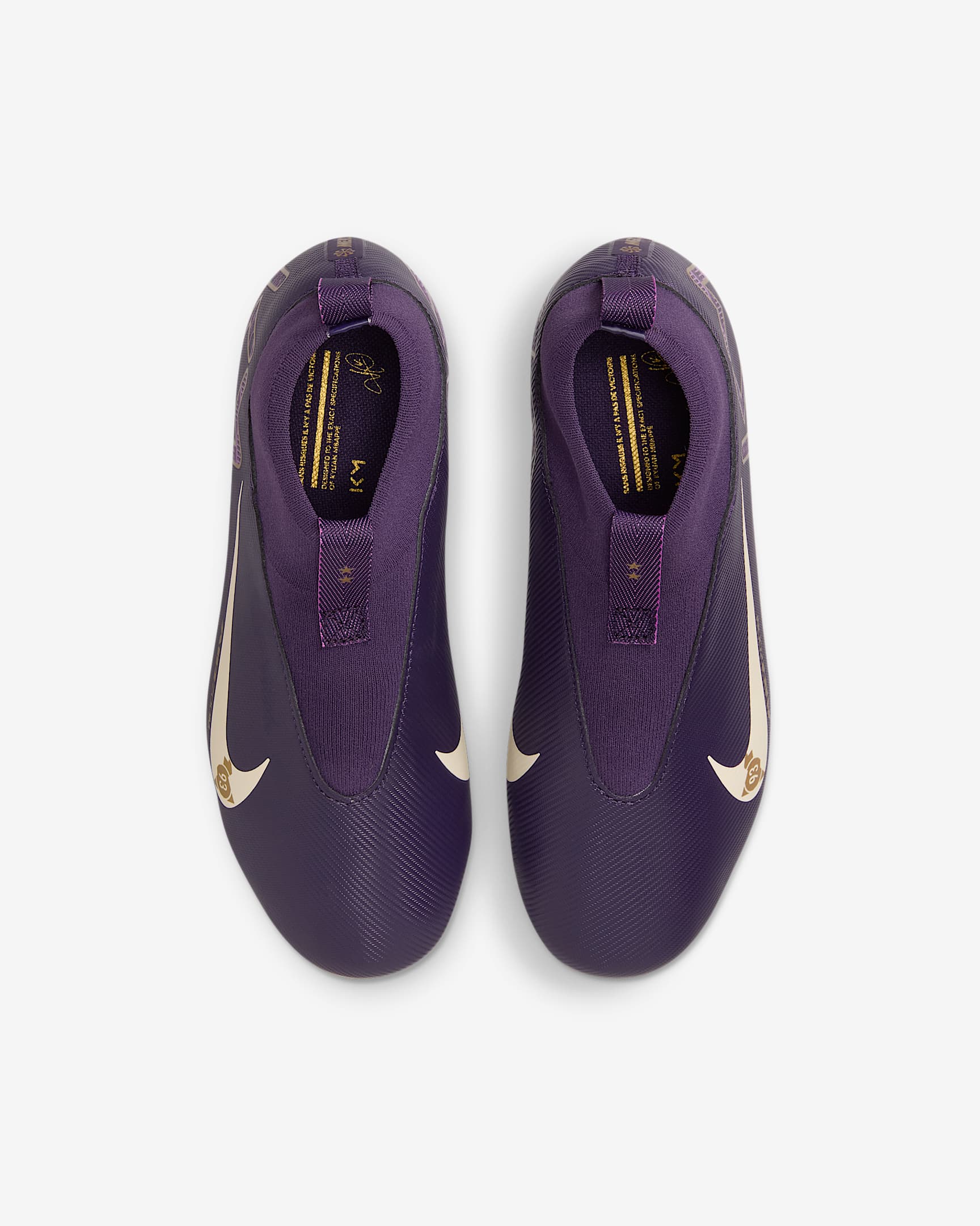 Nike Jr. Mercurial Superfly 10 Academy Kylian Mbappé Grand Purple/Pale Ivory