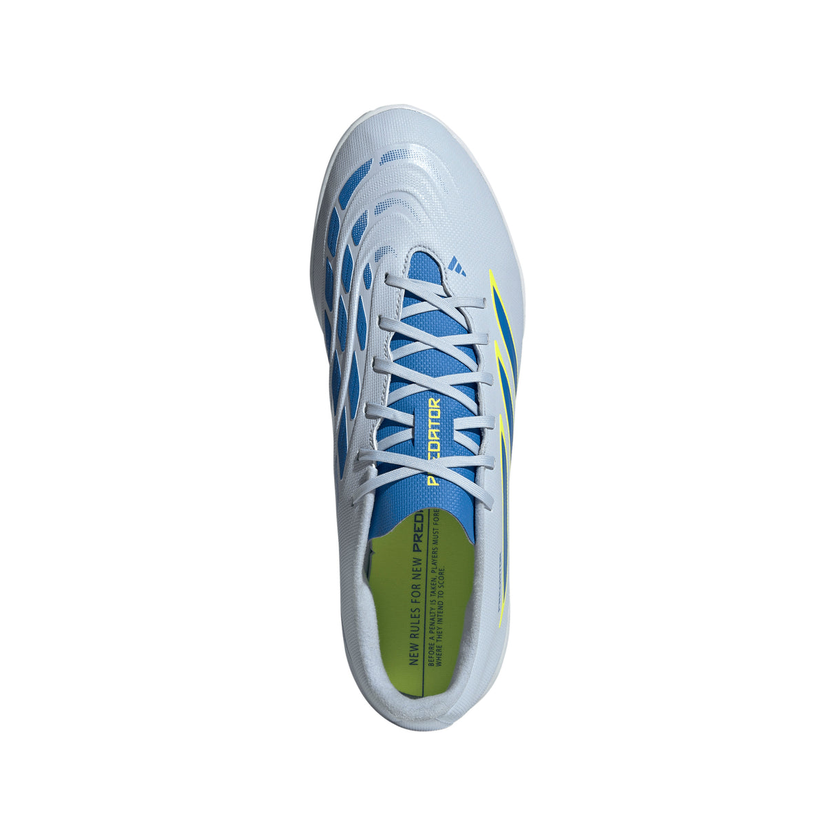 adidas Predator Club Sala IN Indoor Men's Soccer Shoes - Sky/Blue/Yellow