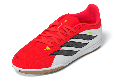 adidas Predator Club Sala IN Indoor Youth Soccer Shoes - Red/Black/White
