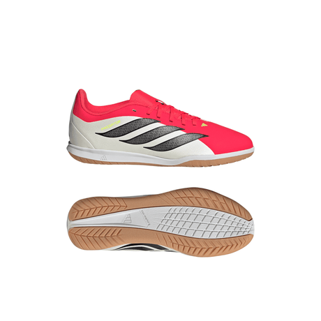 adidas Predator Club Sala IN Indoor Youth Soccer Shoes - Red/Black/White