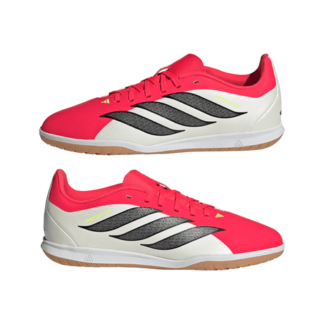 adidas Predator Club Sala IN Indoor Youth Soccer Shoes - Red/Black/White