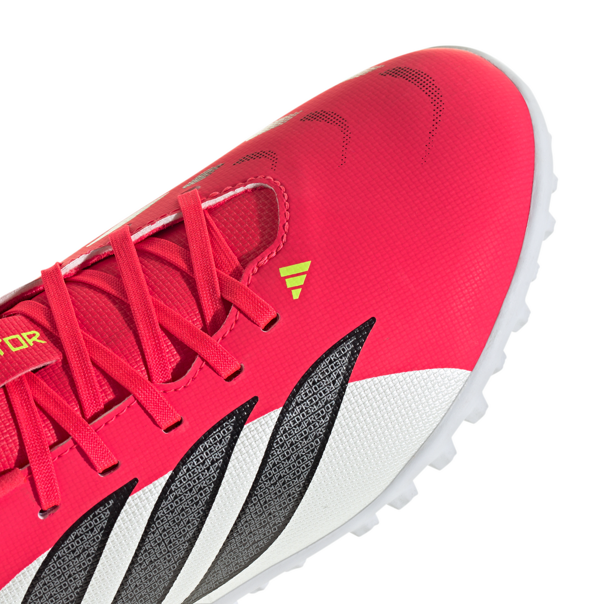 adidas Predator Club TF Turf Youth Soccer Cleats - Red/Black/White