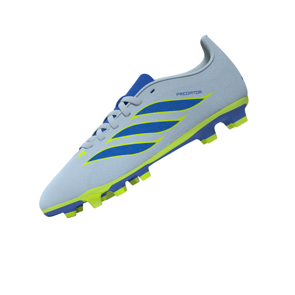 adidas Predator Club FG/MG Firm Ground/Multi Ground Youth Soccer Cleats - Sky/Blue/Yellow