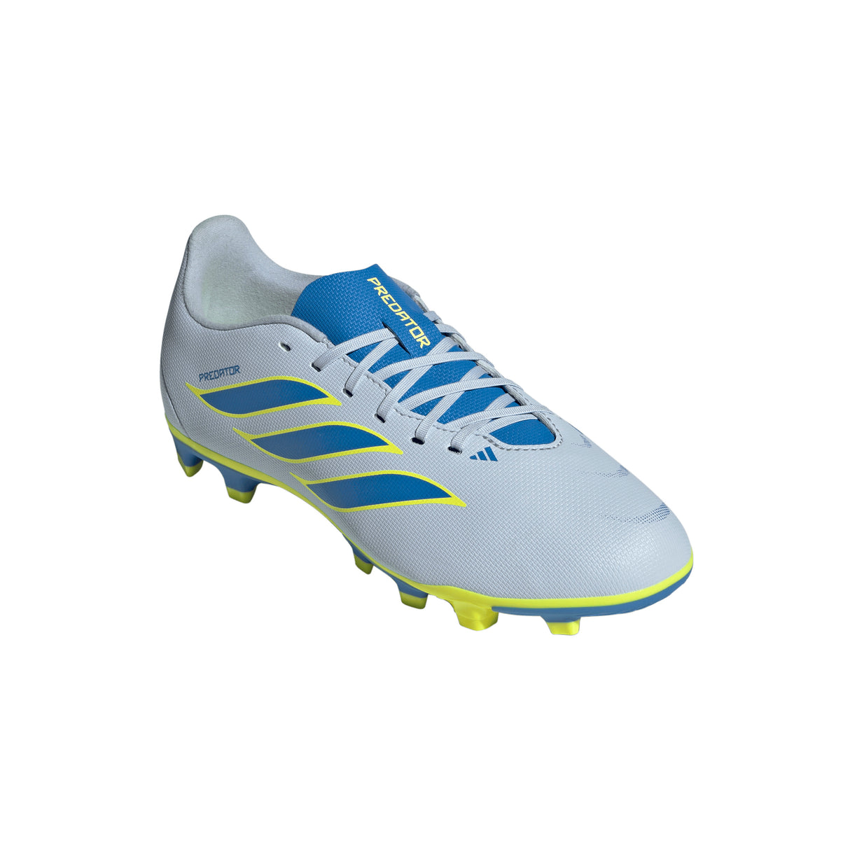 adidas Predator Club FG/MG Firm Ground/Multi Ground Youth Soccer Cleats - Sky/Blue/Yellow