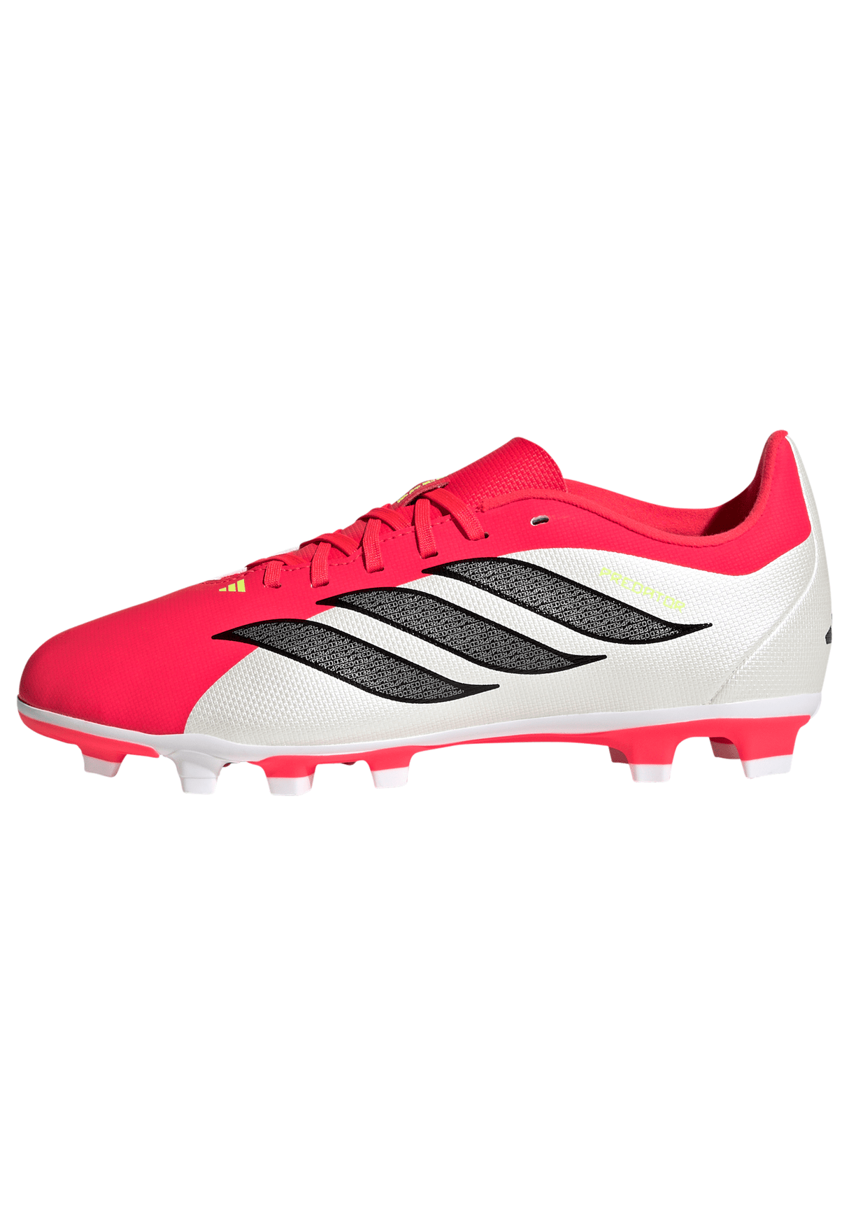 adidas Predator Club FG/MG Firm Ground/Multi Ground Youth Soccer Cleats - Red/Black/White