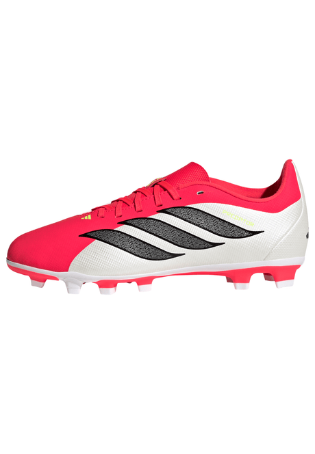 adidas Predator Club FG/MG Firm Ground/Multi Ground Youth Soccer Cleats - Red/Black/White