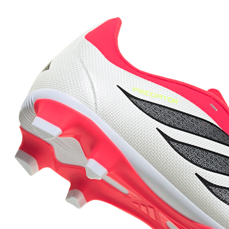 adidas Predator Club FG/MG Firm Ground/Multi Ground Youth Soccer Cleats - Red/Black/White