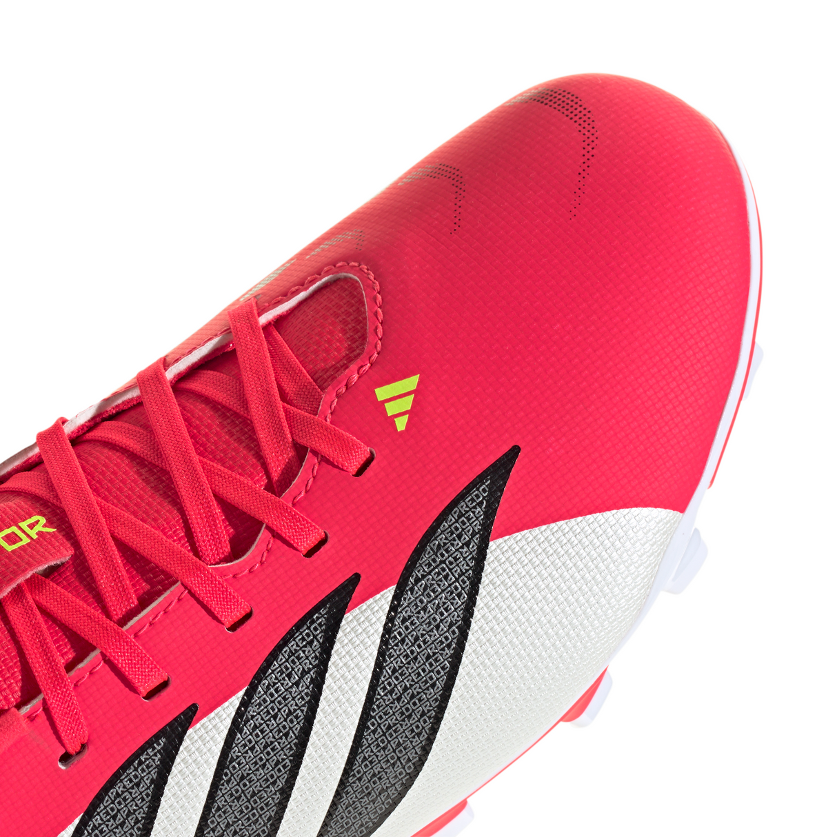 adidas Predator Club FG/MG Firm Ground/Multi Ground Youth Soccer Cleats - Red/Black/White
