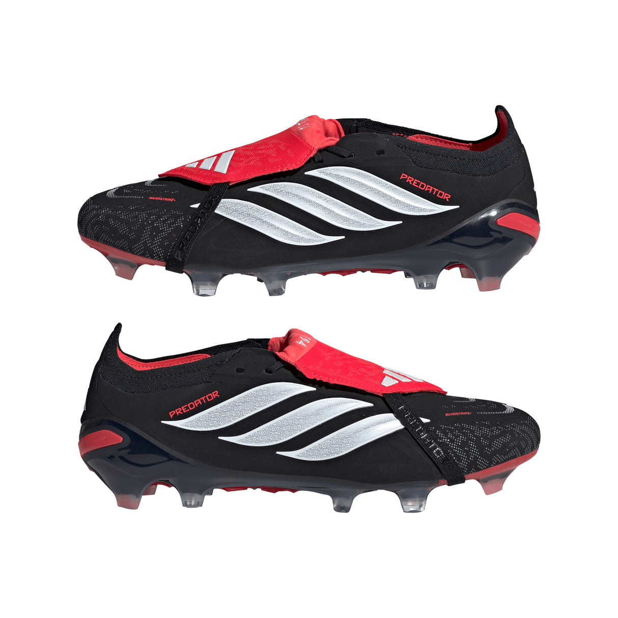 adidas Predator Elite Fold-Over Tongue FG Firm Ground Men´s Soccer Cleats - Black/White