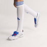 adidas Predator Elite Fold-Over Tongue FG Firm Ground Men's Soccer Cleats - White/Zero Metallic/Blue