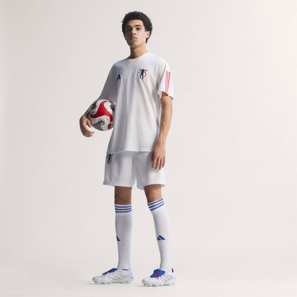 adidas Predator Elite Fold-Over Tongue FG Firm Ground Men's Soccer Cleats - White/Zero Metallic/Blue