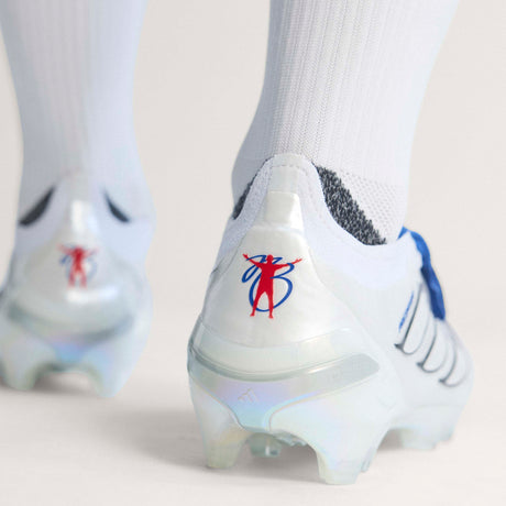 adidas Predator Elite Fold-Over Tongue FG Firm Ground Men's Soccer Cleats - White/Zero Metallic/Blue