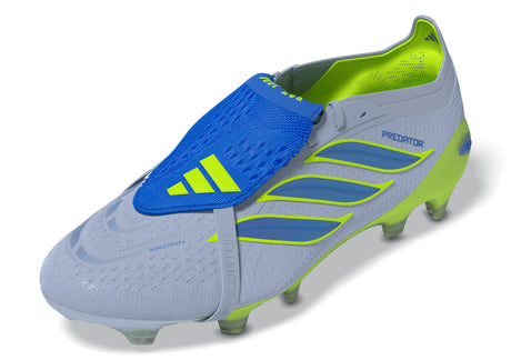 adidas Predator Elite Fold-Over Tongue FG Firm Ground Men's Soccer Cleats -Sky/Blue/Yellow