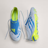 adidas Predator Elite Fold-Over Tongue FG Firm Ground Men's Soccer Cleats -Sky/Blue/Yellow