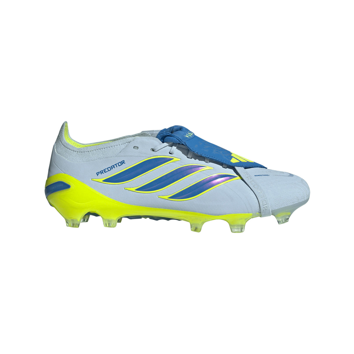 adidas Predator Elite Fold-Over Tongue FG Firm Ground Men's Soccer Cleats -Sky/Blue/Yellow