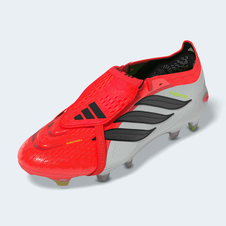 adidas Predator Elite Fold-Over Tongue FG Firm Ground Men's Soccer Cleats - Lucid Red/Black/White