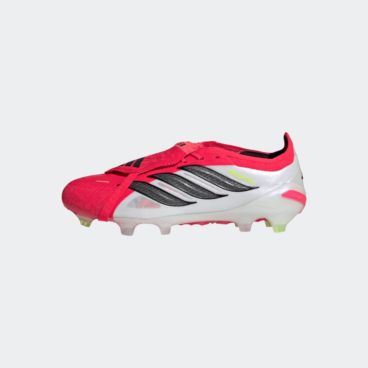 adidas Predator Elite Fold-Over Tongue FG Firm Ground Men's Soccer Cleats - Lucid Red/Black/White