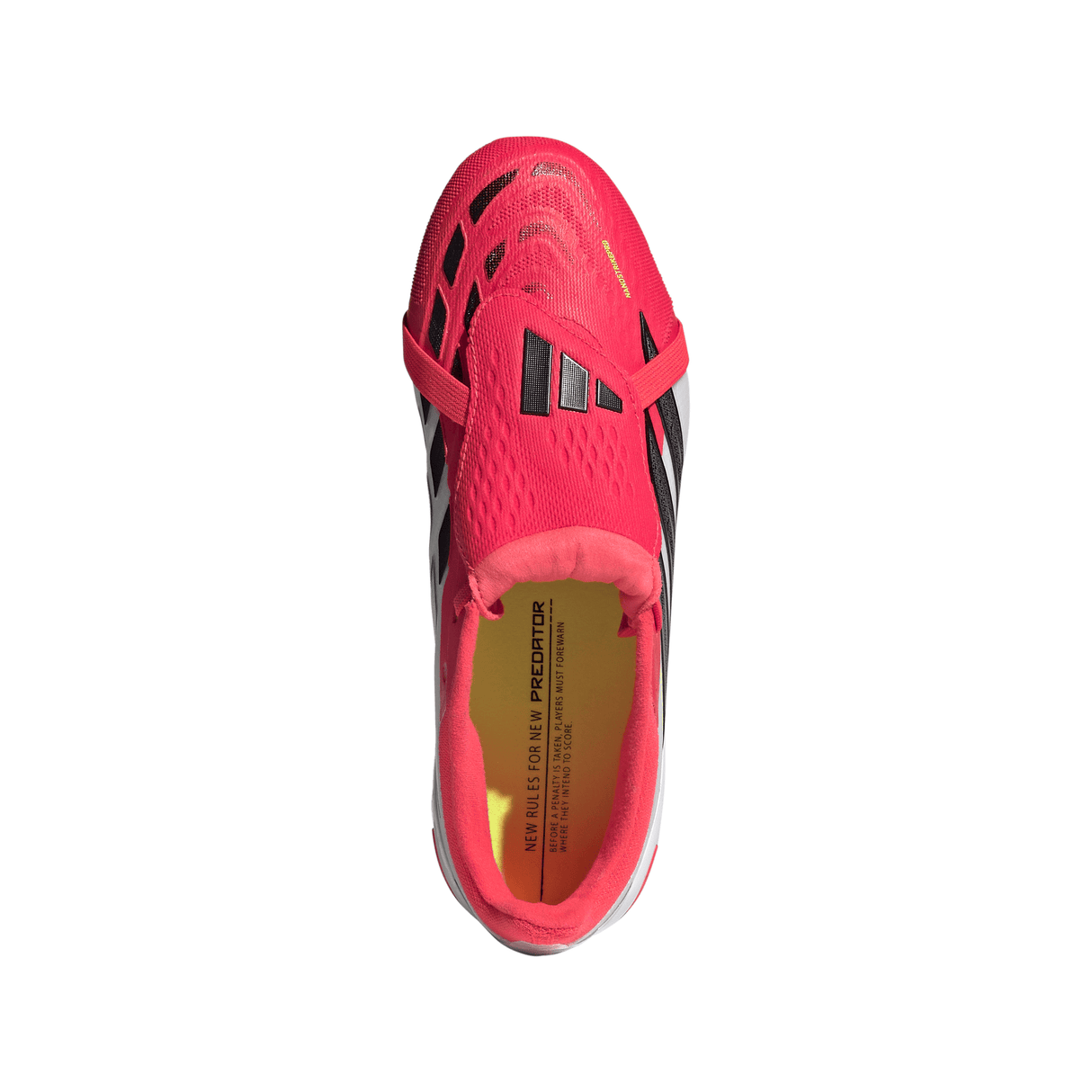 adidas Predator Elite Fold-Over Tongue FG Firm Ground Youth Soccer Cleats - Red/Black/White