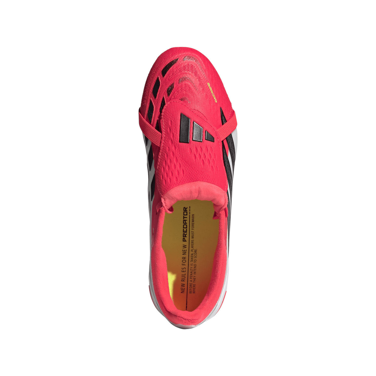 adidas Predator Elite Fold-Over Tongue FG Firm Ground Youth Soccer Cleats - Red/Black/White