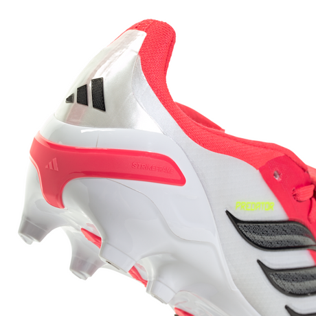 adidas Predator Elite Fold-Over Tongue FG Firm Ground Youth Soccer Cleats - Red/Black/White