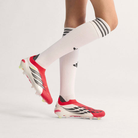 adidas Predator Elite Laceless FG Firm Ground Men´s Soccer Cleats - Red/Black/White