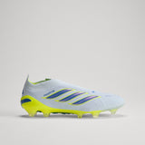 adidas Predator Elite Laceless FG Firm Ground Men's Soccer Cleats - Sky/Blue/Yellow