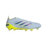 adidas Predator Elite Laceless FG Firm Ground Men's Soccer Cleats - Sky/Blue/Yellow