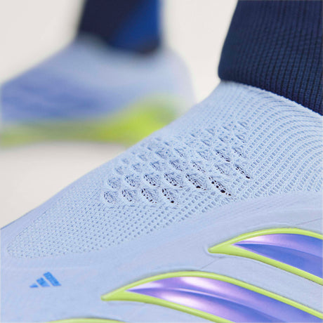 adidas Predator Elite Laceless FG Firm Ground Men's Soccer Cleats - Sky/Blue/Yellow