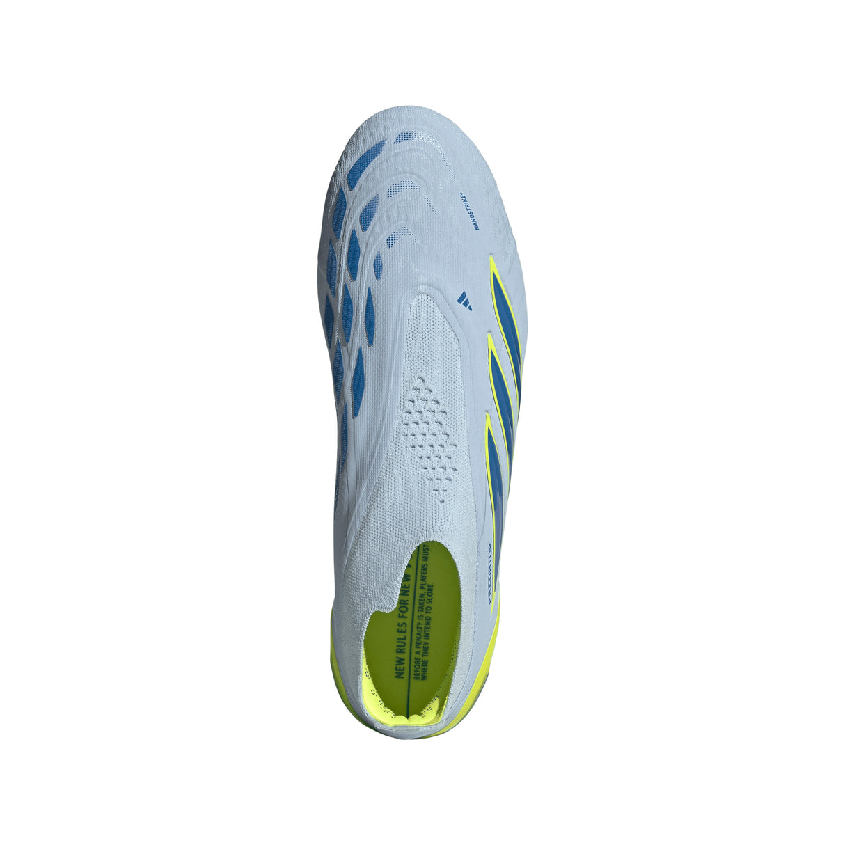 adidas Predator Elite Laceless FG Firm Ground Men's Soccer Cleats - Sky/Blue/Yellow