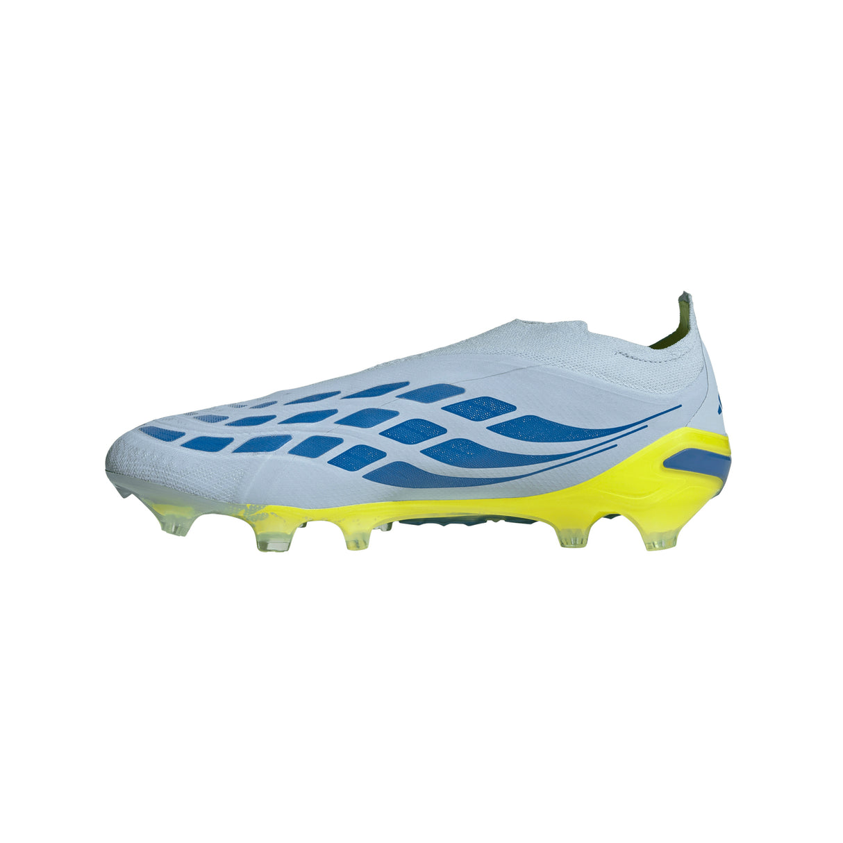 adidas Predator Elite Laceless FG Firm Ground Men's Soccer Cleats - Sky/Blue/Yellow
