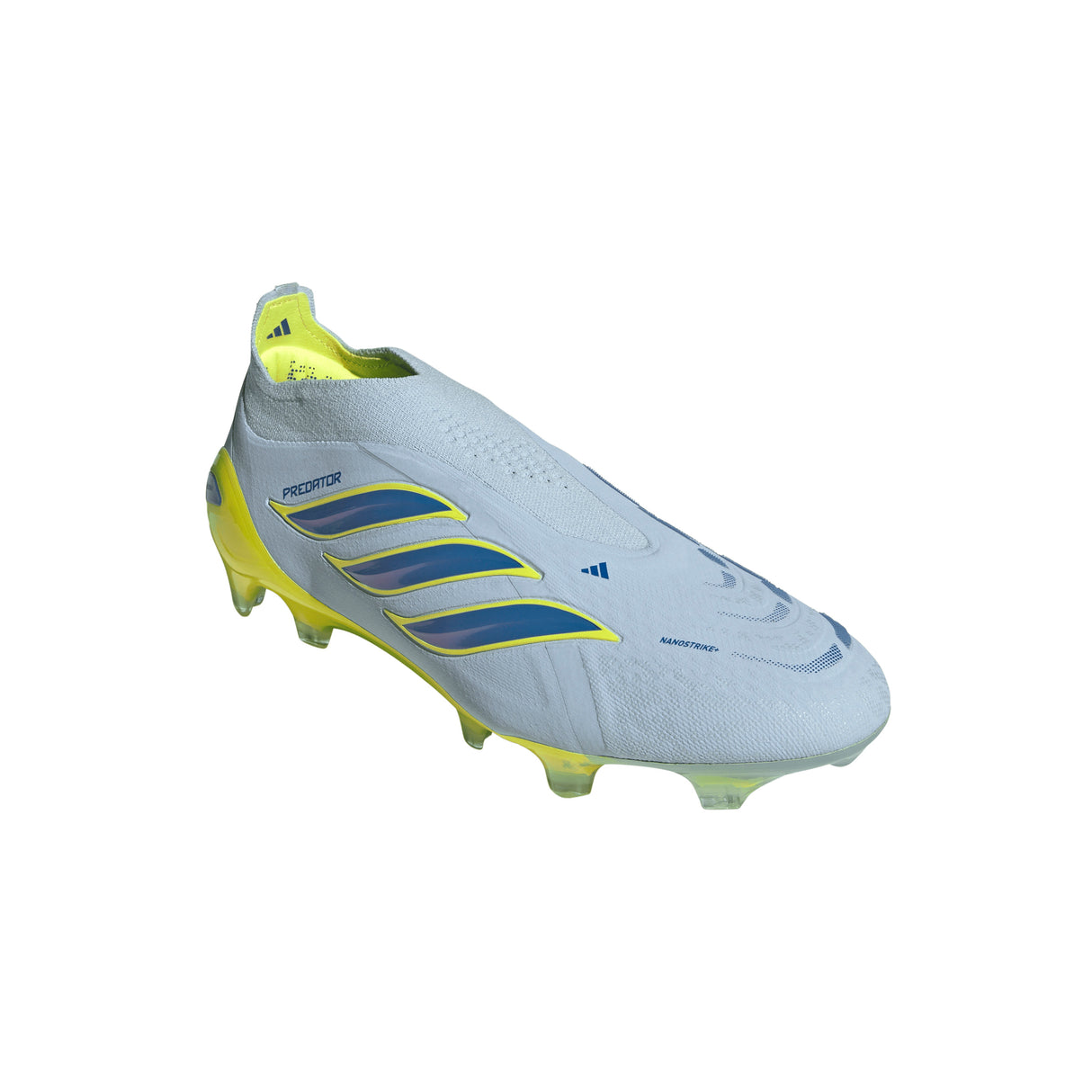 adidas Predator Elite Laceless FG Firm Ground Men's Soccer Cleats - Sky/Blue/Yellow